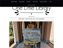 Tablet Screenshot of onelittlelibrary.com